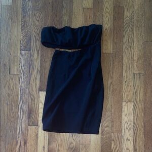 Princess Polly Elegant Black Strapless Dress